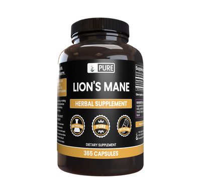 Pure Original Ingredients Lion&#39;s Mane (365 Capsules) No Magnesium Or Rice Fillers, Always Pure, Lab Verified