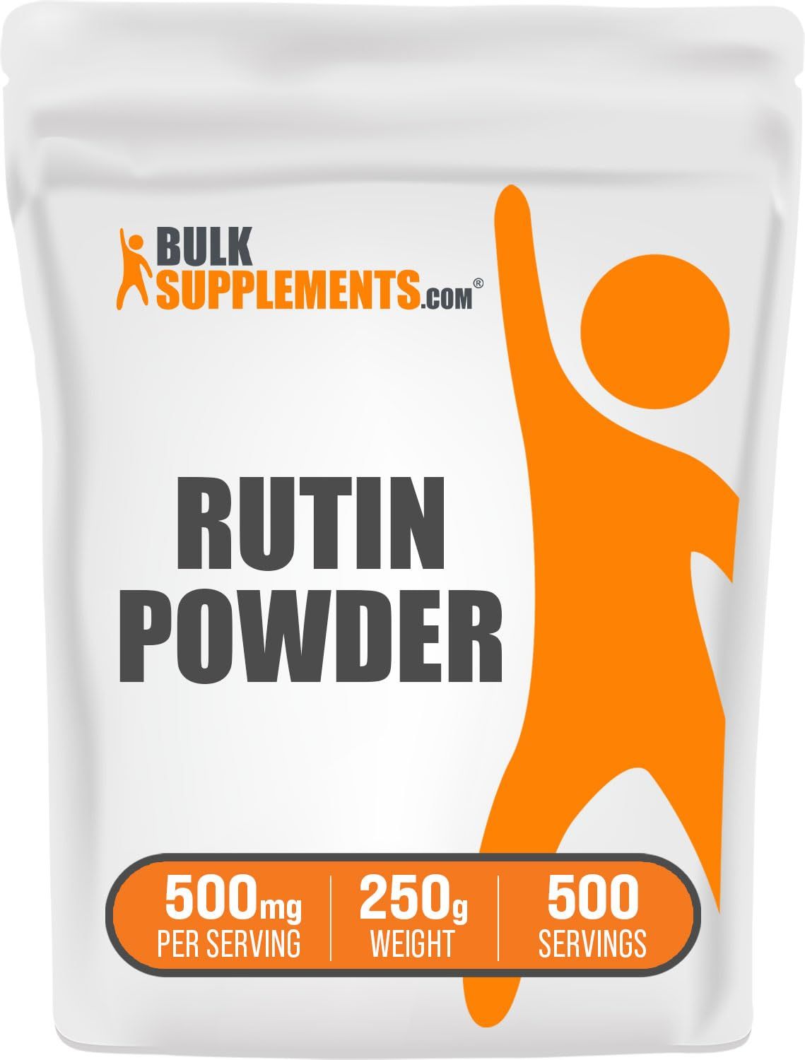 BulkSupplements.com Rutin Powder - from Sophora Japonica, Rutin Supplement, Rutin 500mg - Antioxidants Source, Soy Free, 500mg per Serving, 250g (8.8 oz) (Pack of 1)