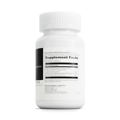 DaVinci Labs Iron Bis-Glycinate - Gentle Iron Supplement for Women & Men - Help Support Hemoglobin Production & Normal Energy Levels with Vitamin C & More* - Vegan - 60 Vegetarian Capsules