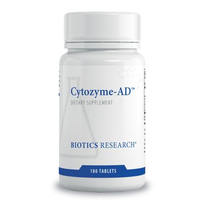 Biotics Research Cytozyme AD Supports Healthy Energy Levels, Promotes Calm 180 Tablets