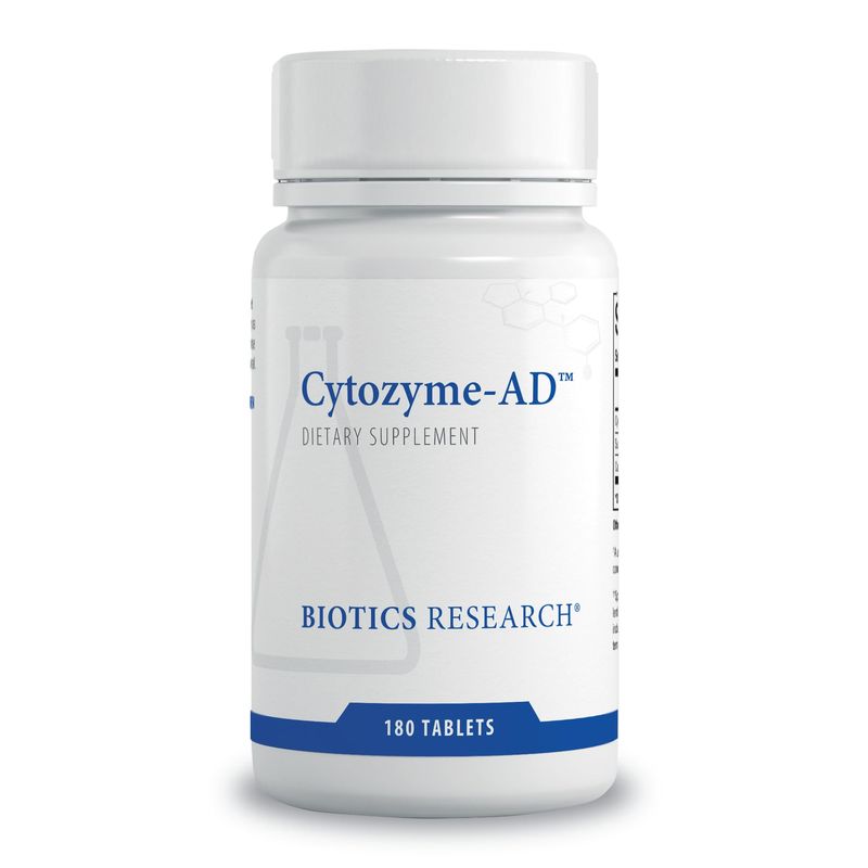Biotics Research Cytozyme AD Supports Healthy Energy Levels, Promotes Calm 180 Tablets