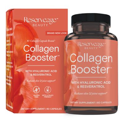 Reserveage Beauty, Collagen Booster, Collagen Supplement for Skin Care and Joint Health, Supports Healthy Collagen Production for Men &amp; Women, 60 Capsules (30 Servings)