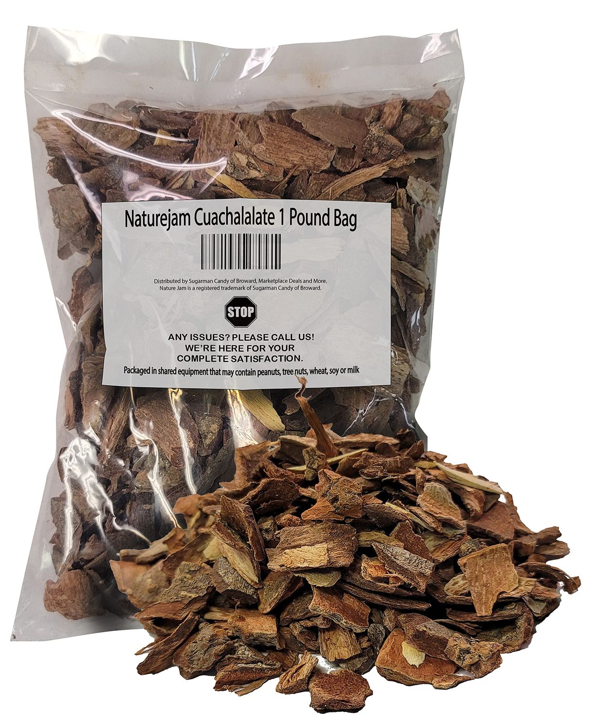 Naturejam Cuachalalate 1 Pound Bag-Stomach Ulcer &amp; Digestive Discomfort Help-100% Natural Wildcraft-No Processing aka Juliana Adstringens