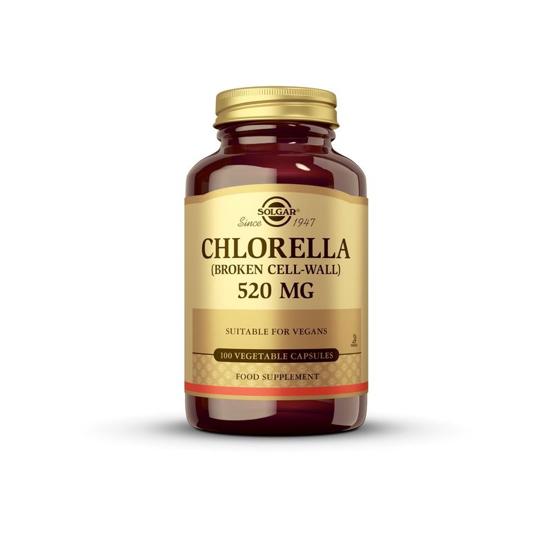 Solgar Chlorella, 100 Vegetable Capsules