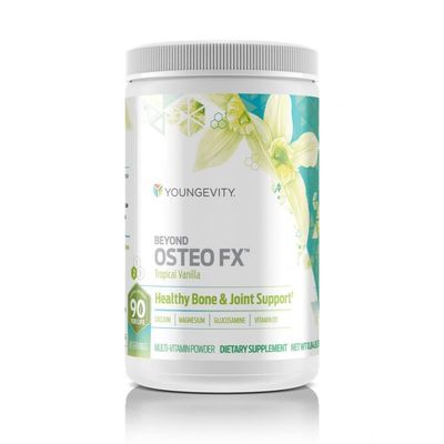 Youngevity Beyond Osteo FX - Tropical Vanilla | Healthy Bone &amp; Joint Support | Multi-Vitamin Powder | 30 Servings (1 Canister)