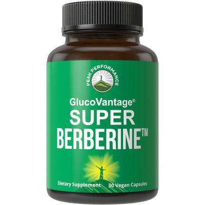 Dihydroberberine Super Berberine Supplement - GlucoVantage 200mg Now 5X More Effective Than Regular Berberine HCL Powder Capsules. Metabolism Support Keto Friendly Plus Vegan Berberine Extract Pills