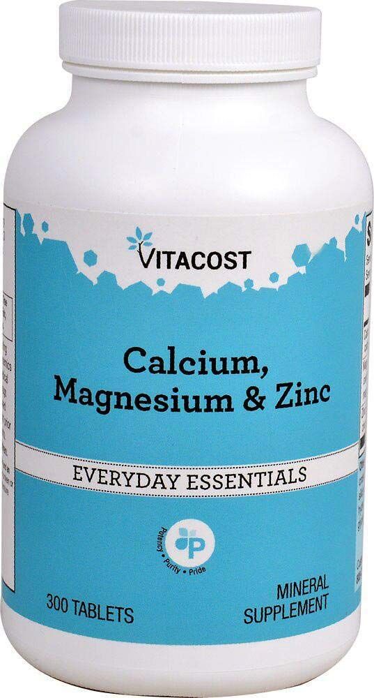 Vitacost Calcium, Magnesium &amp; Zinc - 300 Tablets