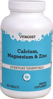 Vitacost Calcium, Magnesium &amp; Zinc - 300 Tablets