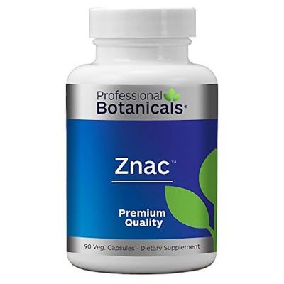 Professional Botanicals Zinc Immune Support Supplement with Vitamin C, Beta Carotene and Citrus Bioflavanoids Antioxidant Immune Support - 90 Vegetarian Capsules