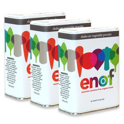 ENOF Organic Fruit &amp; Vegetable Powder Supplement Kids &amp; Adults, 10 Clean Ingredients, Strawberry, Spinach &amp; More, Gluten-Free Non-GMO, 3 Mo. Supply