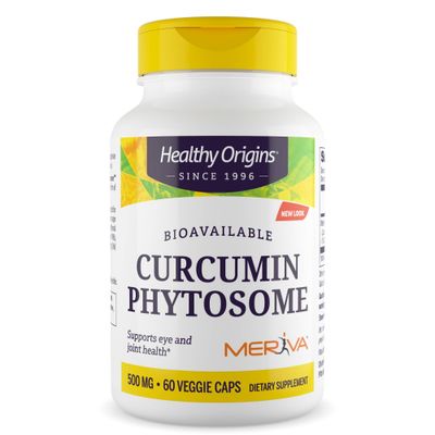 Healthy Origins Curcumin Phytosome (Featuring Meriva SF) 500 mg, 60 Veggie Caps
