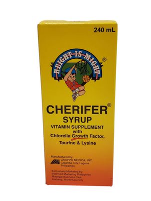 2 Cherifer Syrup Chlorella Growth Factor, Taurine &amp; Lysine 240ml Each