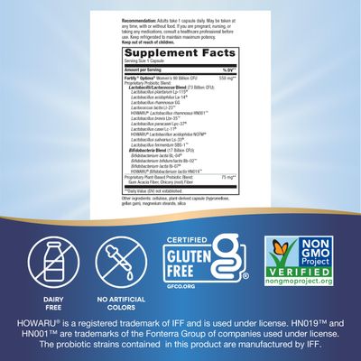 Nature's Way Fortify Optima - Women's Advanced Care - 90 Billion Probiotic &amp; Prebiotic - For Digestive, Immune &amp; Vaginal Health Support* - Certified Gluten Free - 30 Delayed-Release Capsules