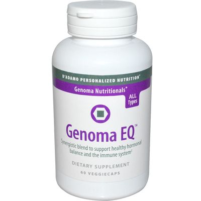 D&#39;Adamo Personalized Nutrition - Genoma EQ 60 vcaps