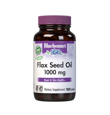BlueBonnet Flaxseed Oil Softgels, 1000 mg, 100 Count