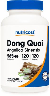 Nutricost Dong Quai 565mg, 120 Capsules - Gluten Free, Non-GMO, Vegetarian Capsules - Angelica Sinensis