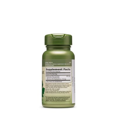 GNC Herbal Plus Goldenseal Root Extract 200mg, 50 Capsules, Supports Natural Resistance