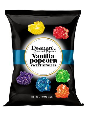 Deanan - 12 count Assorted Popcorn Sweet Singles including 3 Vanilla, 3 Caramel, 3 Kettle, 3 Dark Chocolate (1.5 oz &amp; 1.8 oz each)