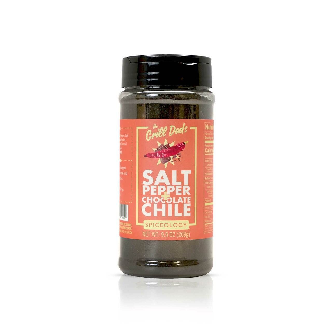 Spiceology &amp; The Grill Dads - Salt Pepper + Chocolate Chile BBQ Seasoning Rub