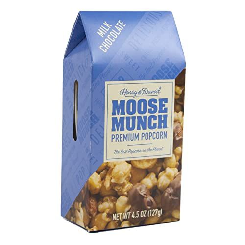 Milk Chocolate Moose Munch Popcorn, Harry &amp; David 4.5oz