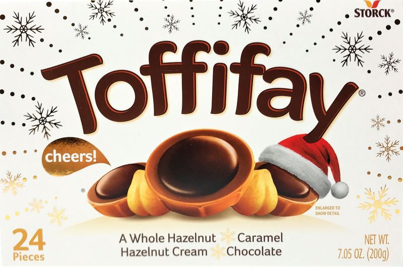 Toffifay Whole Hazelnut Caramel Chocolate, 7.05 Ounce
