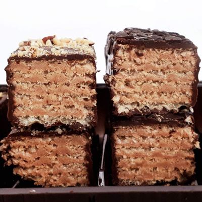 Wafer Chocolate Cake Mishka Kosolapy, Russian Classic Dessert by Red October (Pack of 2)