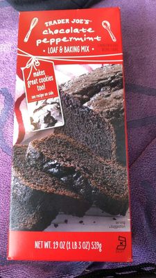 Trader Joe&#39;s Chocolate Peppermint Loaf Mix