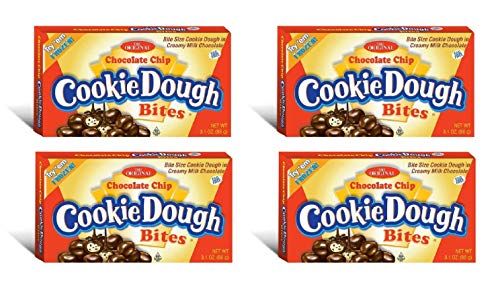 The Original Chocolate Chip Cookie Dough Bites 3.1oz Theater Box - Pack of 4