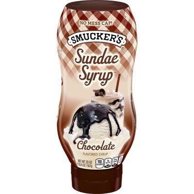 Smucker&#39;s Sundae Syrup Chocolate Flavored Syrup, 20 Ounces (Pack of 12)