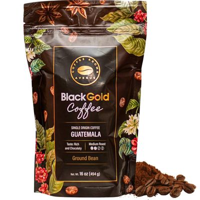 Organic Guatemalan Coffee | Ground Coffee Medium Roast | 16 oz - Low Acid Coffee | Fresh Roasted | Artisanal Premium Gourmet | 100% Arabica Coffee | Enriched with notes of Chocolate