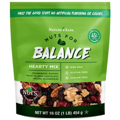 Nature&#39;s Eats Nuts for Balance Hearty Trail Mix, chocolate, 16 Ounce