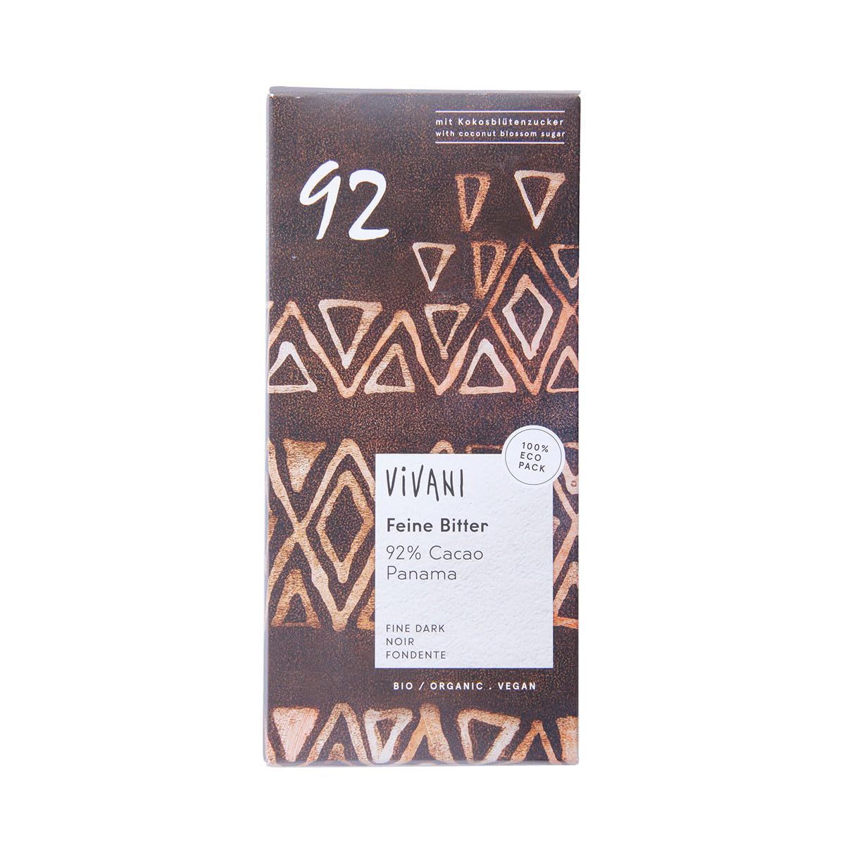 VIVANI Organic Superior Panama Chocolate Bar, 1 CT