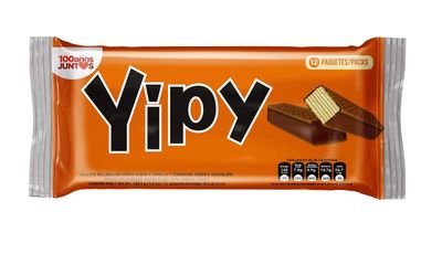 Pozuelo Yipy Wafers | Vanilla Wafers Covered in Chocolate | Delicious Snack | 10.6 Ounce (Pack of 3)