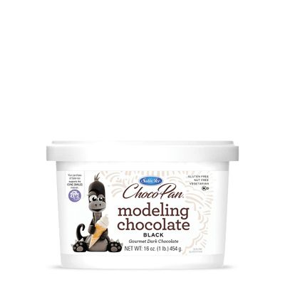 Satin Ice ChocoPan Black Modeling Chocolate, 1 Pound