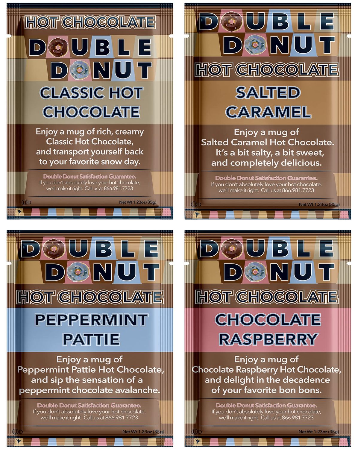 Double Donut Hot Chocolate Variety Pack 64 Ct (2 X 32 CT)