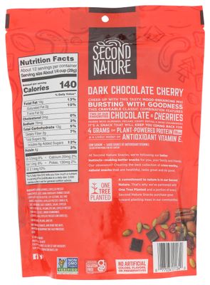 SECOND NATURE Dark Chocolate Cherry Trail Mix, 12 OZ