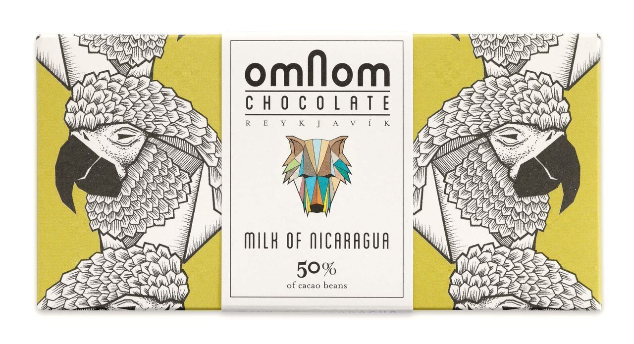 50% Milk of Nicaragua - 60gr Icelandic Bean To Bar Chocolate by Omnom Chocolate
