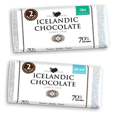 Noi Sirius Chocolate 2 Pack (1x Crunchy Mint and 1x Seasalt)