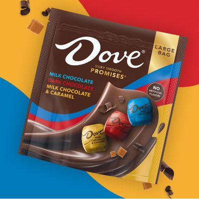 DOVE PROMISES Milk &amp; Dark Chocolate Christmas Candy Assortment 14.08 oz Large Bag
