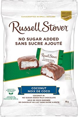 Russell Stover Candies - Sugar Free Coconut, 3 Ounce Bag - Set of 2