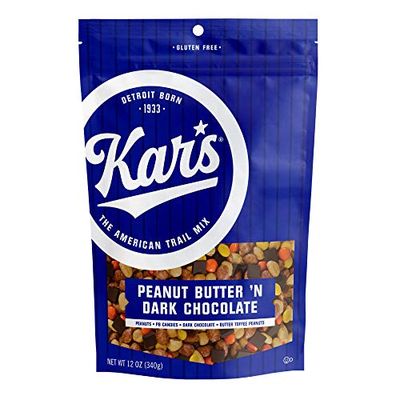 Kars Nuts Peanut Butter N Dark Chocolate Trail Mix, 12 oz Resealable Pouches - Pack of 1 - Gluten-Free Snacks