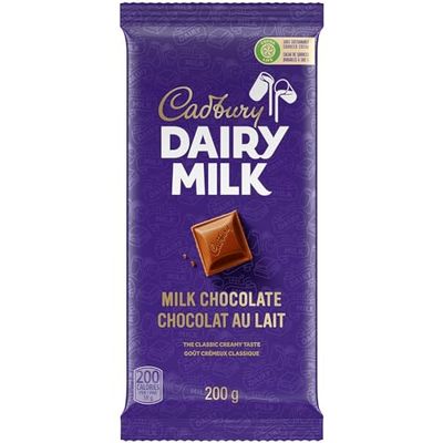 Dairy Milk Chocolate Bar 200g/7oz. (Imported from Canada)