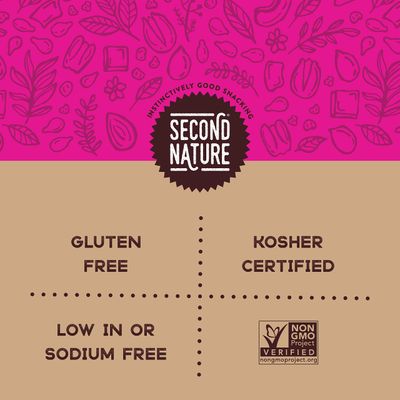 Second Nature Wholesome Medley Trail Mix - 14 oz Resealable Snack Pouches (Pack of 6), Certified Gluten-Free Snack - Dark Chocolate, Dried Fruit and Nut Trail Mix, Ideal for Travel Snacks