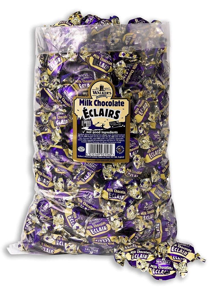 WALKERS NONSUCH TOFFEE Walker&#39;s Nonsuch Chocolate Eclairs 500g