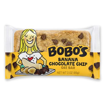 Bobo&#39;s Oat Bars, Banana Chocolate Chip, 3 oz Bar (12 Pack), Gluten Free Whole Grain Snack and Breakfast Bar