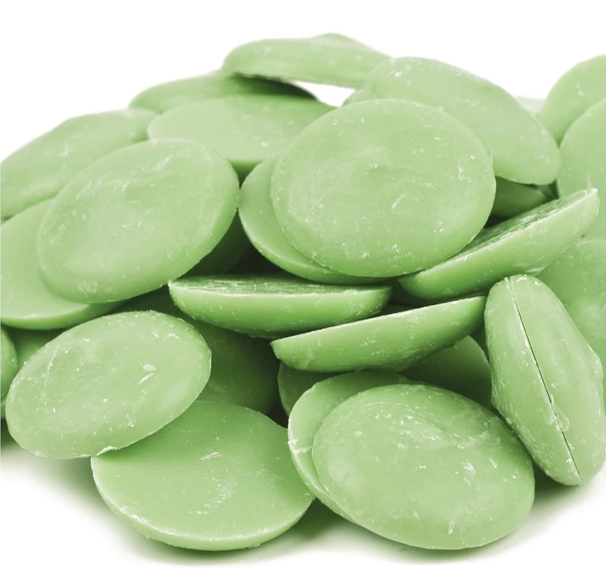 Merckens Light Green Coating Wafers Candy Melts, 2 Pounds