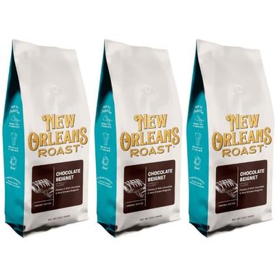 New Orleans Roast - Chocolate Beignet Ground Coffee 12oz (Pack of 3)