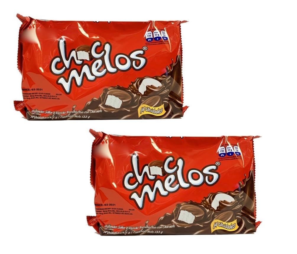 Chocmelos Colombina 2 PACK | 14 units each pack 133g | Colombian Sweets