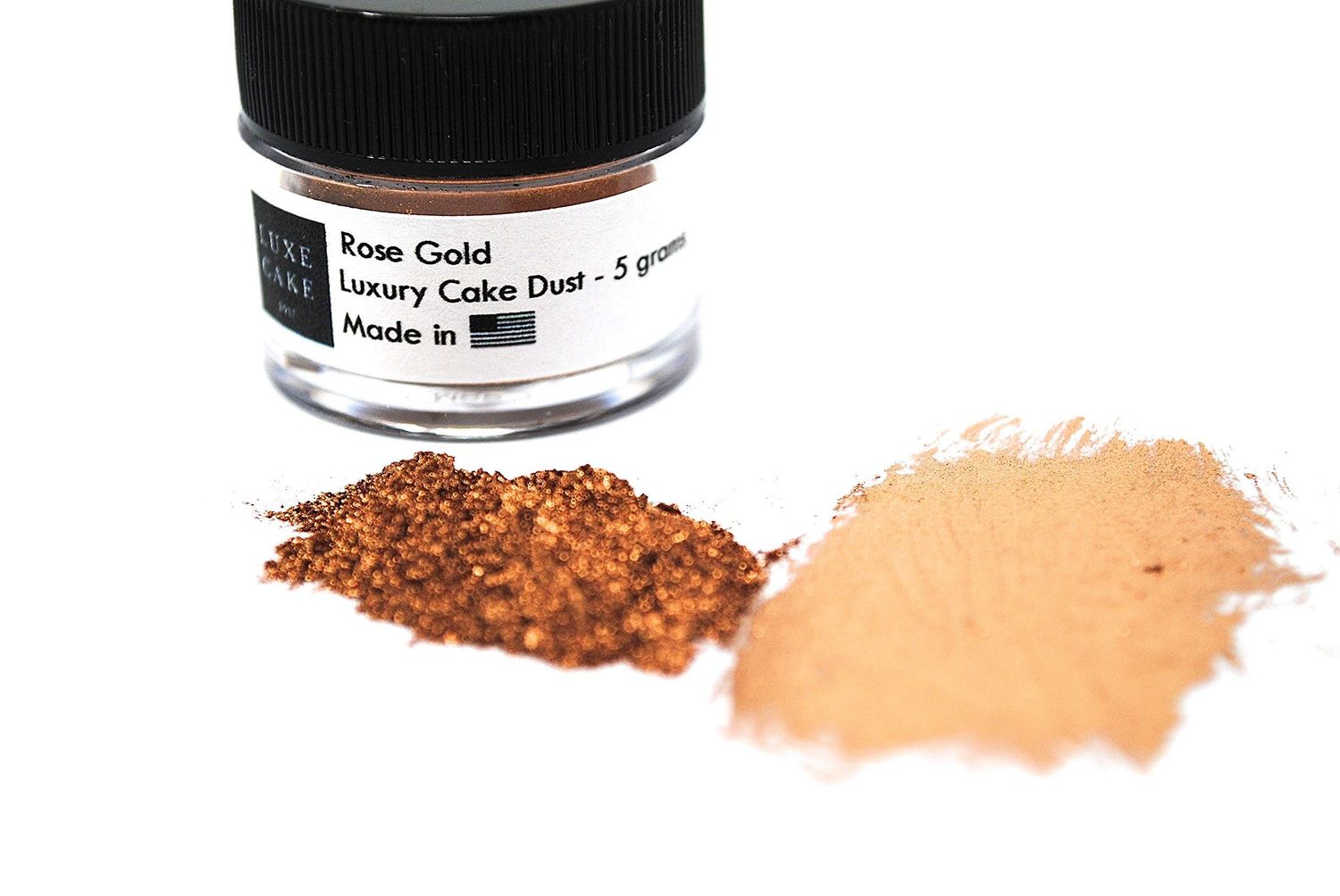 ROSE GOLD Highlighter CAKE DUST, 5 grams for Cakes, Cupcakes, Cookies, Icing, Chocolate Wedding Party Baking Cupcake Cookie Ice Cream Decoration Supplies