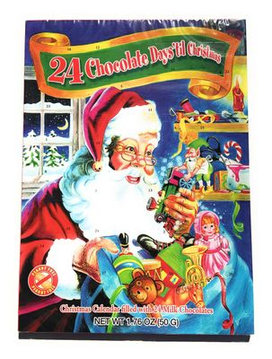Alberts Advent Calender 24 Chocolates 1.76 oz Set of 3